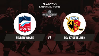 DEL2 Playdowns: Selber Wölfe vs. ESV Kaufbeuren