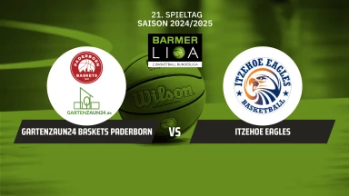 ProB Nord: Gartenzaun24 Baskets Paderborn vs. Itzehoe Eagles