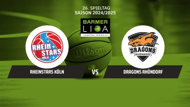 ProB Süd: RheinStars Köln vs. Dragons Rhöndorf