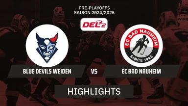 DEL2 Pre-Playoffs: Blue Devils Weiden vs. EC Bad Nauheim I Highlights