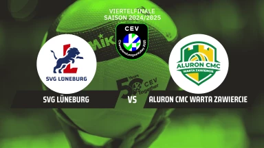 CL Männer: SVG Lüneburg vs. Aluron CMC Warta Zawiercie - kommentiert von Roman Gerth