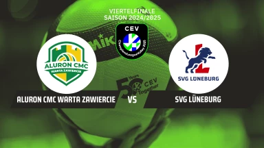 CL Männer: Aluron CMC Warta Zawiercie vs. SVG Lüneburg - kommentiert von Roman Gerth