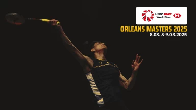 Court 1 - Orleans Masters Badminton 2025 - Finale