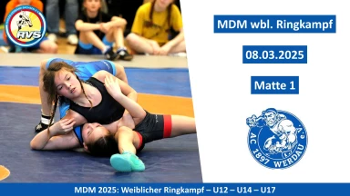 MDM wbl. Ringkampf 08.03.2025 Werdau - Matte 1