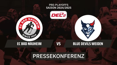 DEL2: EC Bad Nauheim vs. Blue Devils Weiden | Pressekonferenz