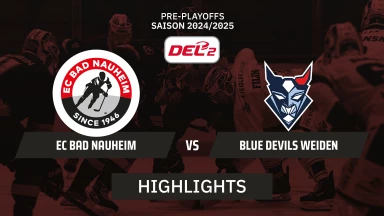 DEL2: EC Bad Nauheim vs. Blue Devils Weiden | Highlights