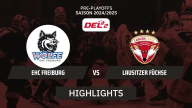 DEL2: EHC Freiburg vs. Lausitzer Füchse | Highlights