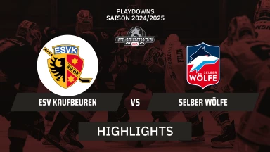 DEL2 Playdowns: ESV Kaufbeuren vs. Selber Wölfe | Highlights