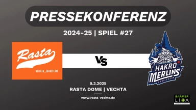 PK: RASTA Vechta II - HAKRO Merlins Crailsheim 71:84 (9.3.25)