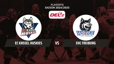 DEL2 Playoffs: EC Kassel Huskies vs. EHC Freiburg - Viertelfinale - Spiel 1
