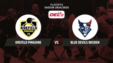 DEL2 Playoffs: Krefeld Pinguine vs. Blue Devils Weiden - Viertelfinale - Spiel 5
