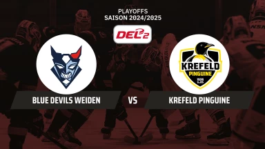 DEL2 Playoffs: Blue Devils Weiden vs. Krefeld Pinguine - Viertelfinale - Spiel 6