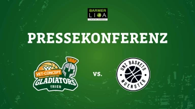 Pressekonferenz vs. Uni Baskets Münster