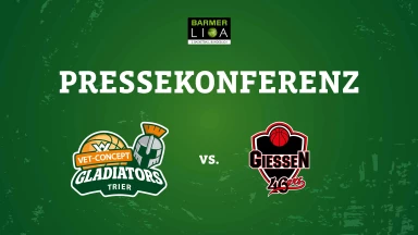 Pressekonferenz vs. Gießen 46ers