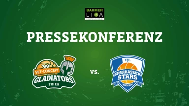 Pressekonferenz vs. VfL SparkassenStars Bochum