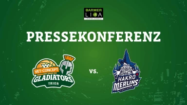 Pressekonferenz vs. Hakro Merlins Crailsheim