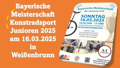 Bayerische Meisterschaft U19 Kunstradfahren 2025 in Weißenbrunn