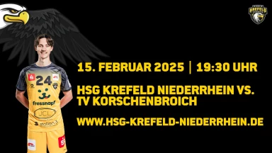 3. Liga: Staffel Süd-West - HSG Krefeld Niederrhein vs. TV Korschenbroich