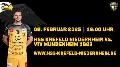 3. Liga: Staffel Süd-West - HSG Krefeld Niederrhein vs. VTV Mundenheim 1883