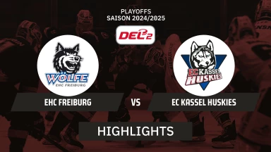 DEL2 Playoffs: EHC Freiburg vs. EC Kassel Huskies - Viertelfinale - Spiel 2 I Highlights