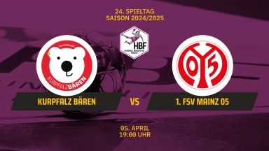 2. HBF: Kurpfalz Bären vs. FSV Mainz 05