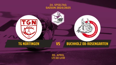 2. HBF: TG Nürtingen vs. HL Buchholz 08-Rosengarten