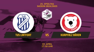 2. HBF: Tus Lintfort vs. Kurpfalz Bären