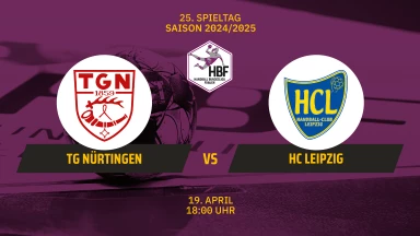 2. HBF: TG Nürtingen vs. HC Leipzig