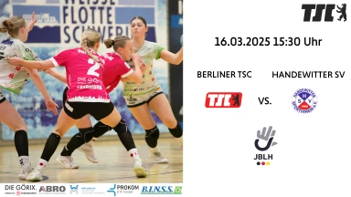 Berliner TSC -Handewitter SV Jugendbundesliga Meisterrunde wB Jugend