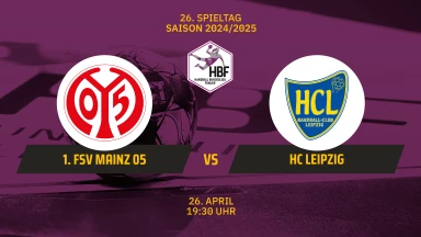 2. HBF: 1. FSV Mainz 05 vs. HC Leipzig