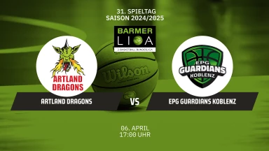ProA: Artland Dragons vs. EPG Guardians Koblenz