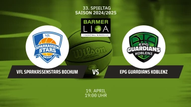 ProA: VfL SparkassenStars Bochum vs. EPG Guardians Koblenz