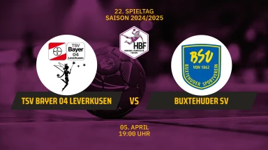 HBF: TSV Bayer 04 Leverkusen vs. Buxtehuder SV