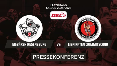 DEL2 Playdowns: Eisbären Regensburg vs. Eispiraten Crimmitschau - Spiel 6 I Pressekonferenz