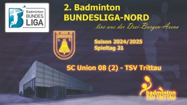 2. Badminton BL-NORD: SC Union 08 Lüdinghausen (2) - TSV Trittau - Court 2