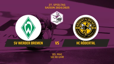 2. HBF: SV Werden Bremen vs. HC Rödertal