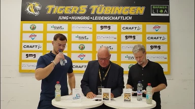 Pressekonferenz | Tigers Tübingen - Titans Dresden