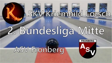 2. Bundesliga Mitte 120 Frauen: SKV Kriemhild Lorsch - ASV Fronberg