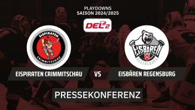 DEL2 Playdowns: Eispiraten Crimmitschau vs. Eisbären Regensburg - Spiel 7 I Pressekonferenz