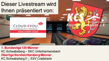 1. Bundesliga 120 Männer: KC Schwabsberg e.V. - SKC Unterharmersbach