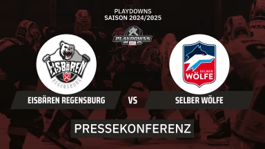 DEL2 Playdowns: Eisbären Regensburg vs. Selber Wölfe - Spiel 1 I Pressekonferenz