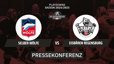 DEL2 Playdowns: Selber Wölfe vs. Eisbären Regensburg - Spiel 2 I Pressekonferenz