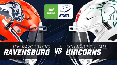 GFL: ifm Razorbacks Ravensburg vs. Schwäbisch Hall Unicorns