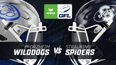GFL: Pforzheim Wilddogs vs. Straubing Spiders