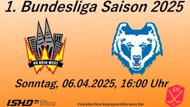 1. Bundesliga, Saison 2025: HC Köln West Rheinos - Crefelder SC
