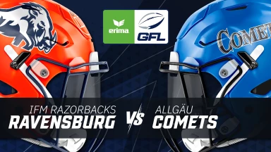 GFL: ifm Ravensburg Razorbacks vs. Allgäu Comets