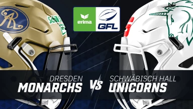 GFL: Dresden Monarchs vs. Schwäbisch Hall Unicorns
