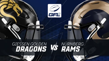 GFL2: Gießen Golden Dragons vs. Nürnberg Rams