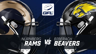 GFL2: Nürnberg Rams vs. Biberach Beavers