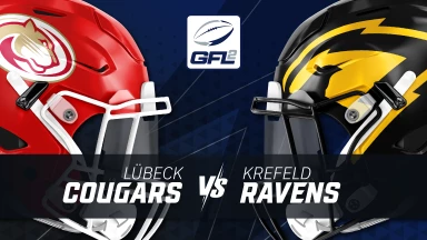 GFL2: Lübeck Cougars vs. Krefeld Ravens